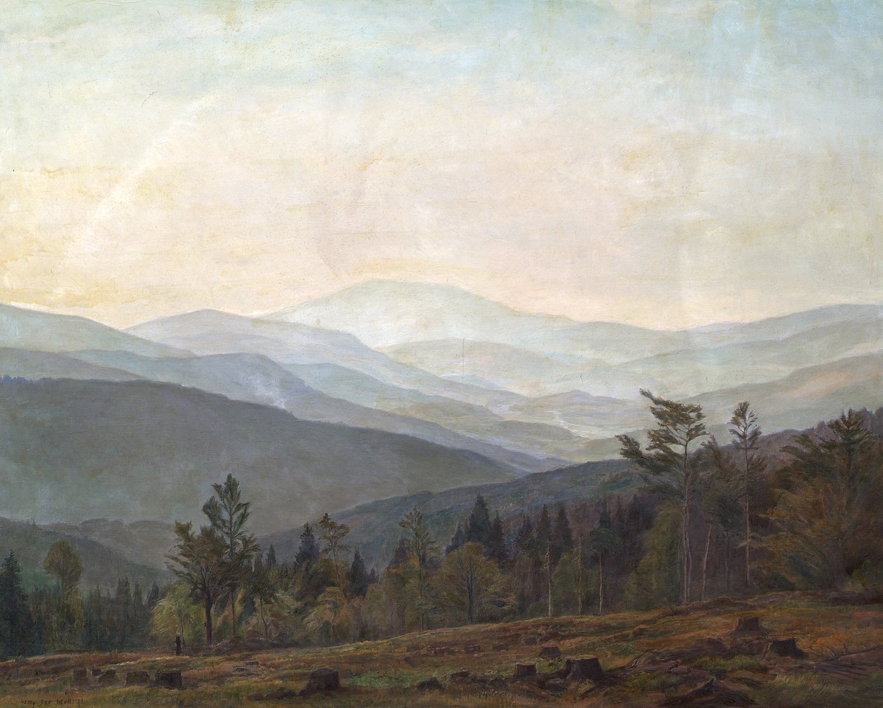 Paysage bavarois - Willy ter Hell