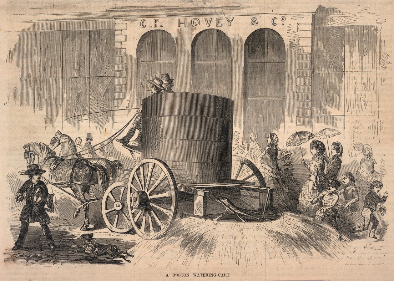 A Boston Watering-Cart, tiré de Ballou
