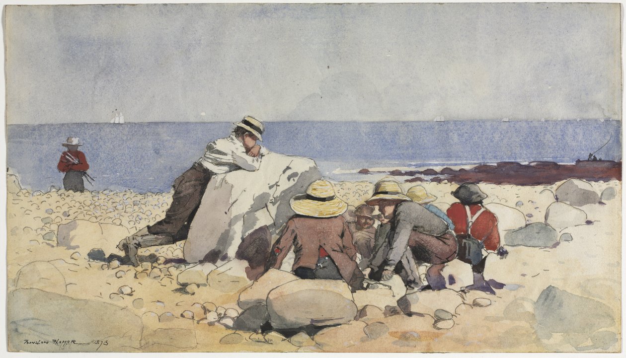 Un « clam bake » - Winslow Homer