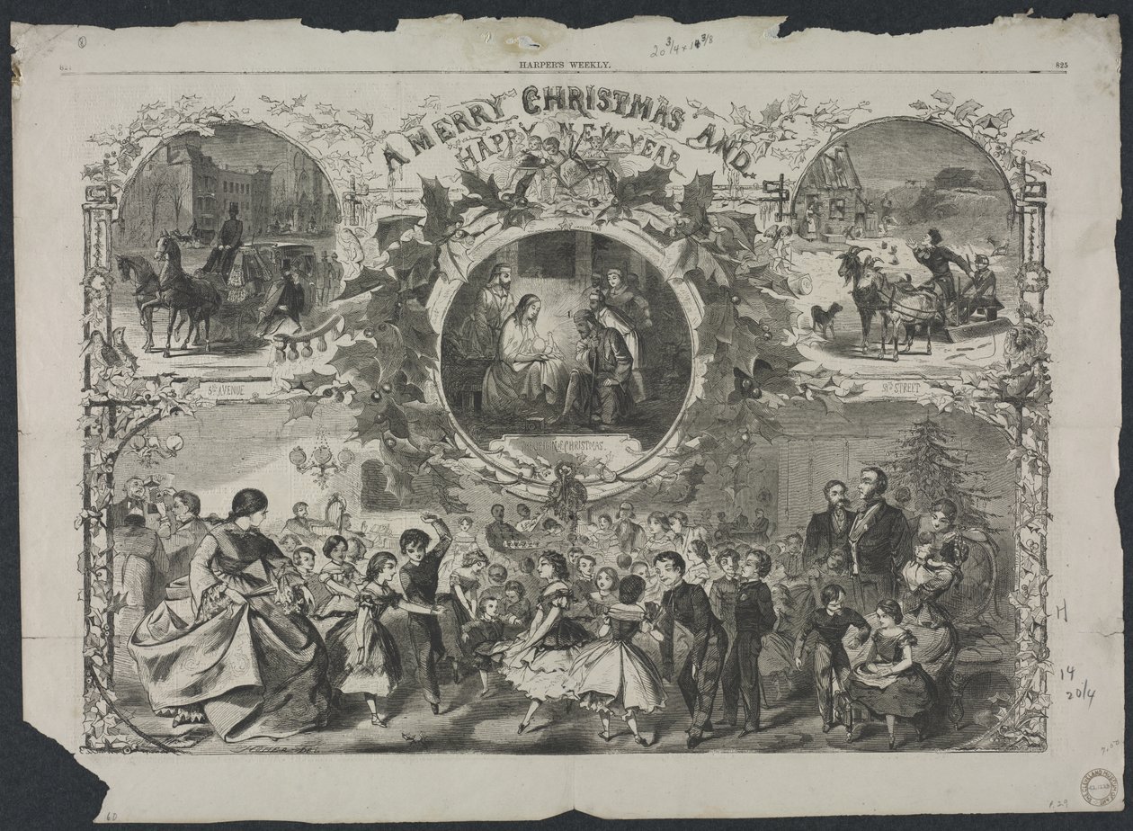 Joyeux Noël et Bonne Année, 1859 - Winslow Homer