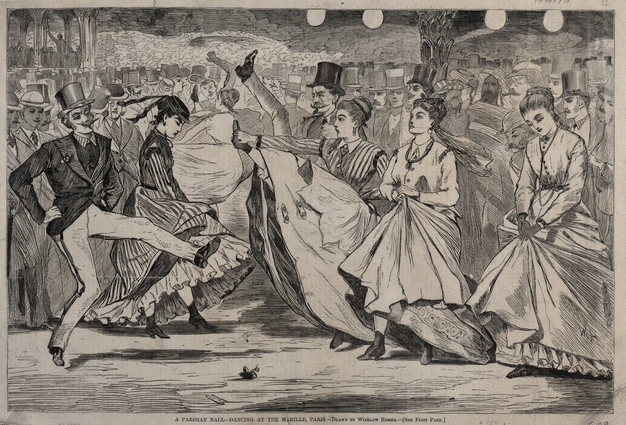Un bal parisien - Soirée dansante au Mabille, à Paris - Winslow Homer