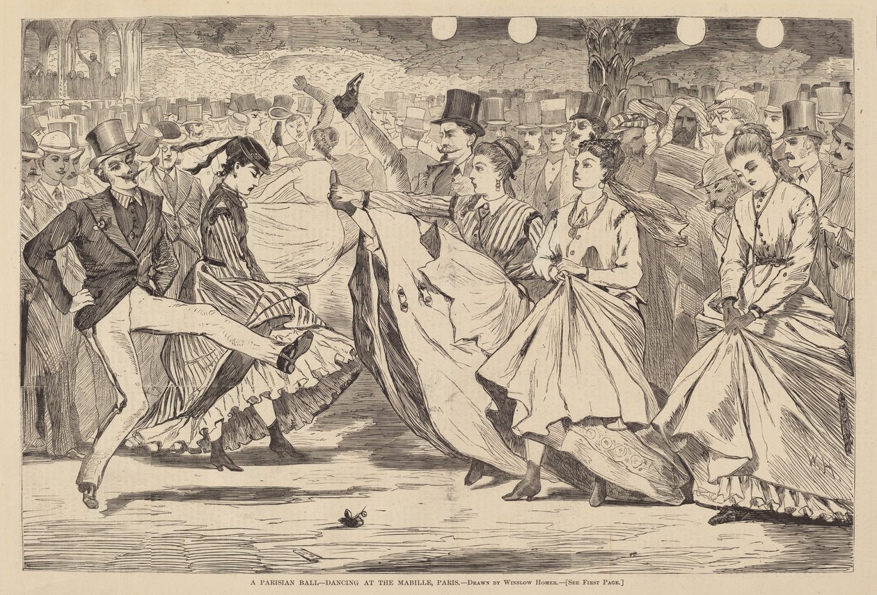 Un Bal Parisien - Danse au Mabille, Paris - Winslow Homer