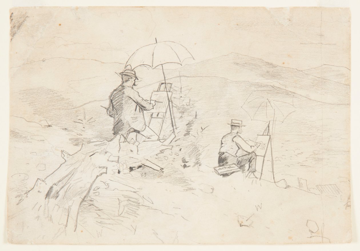 Artistes dessinant dans les Montagnes Blanches - Winslow Homer
