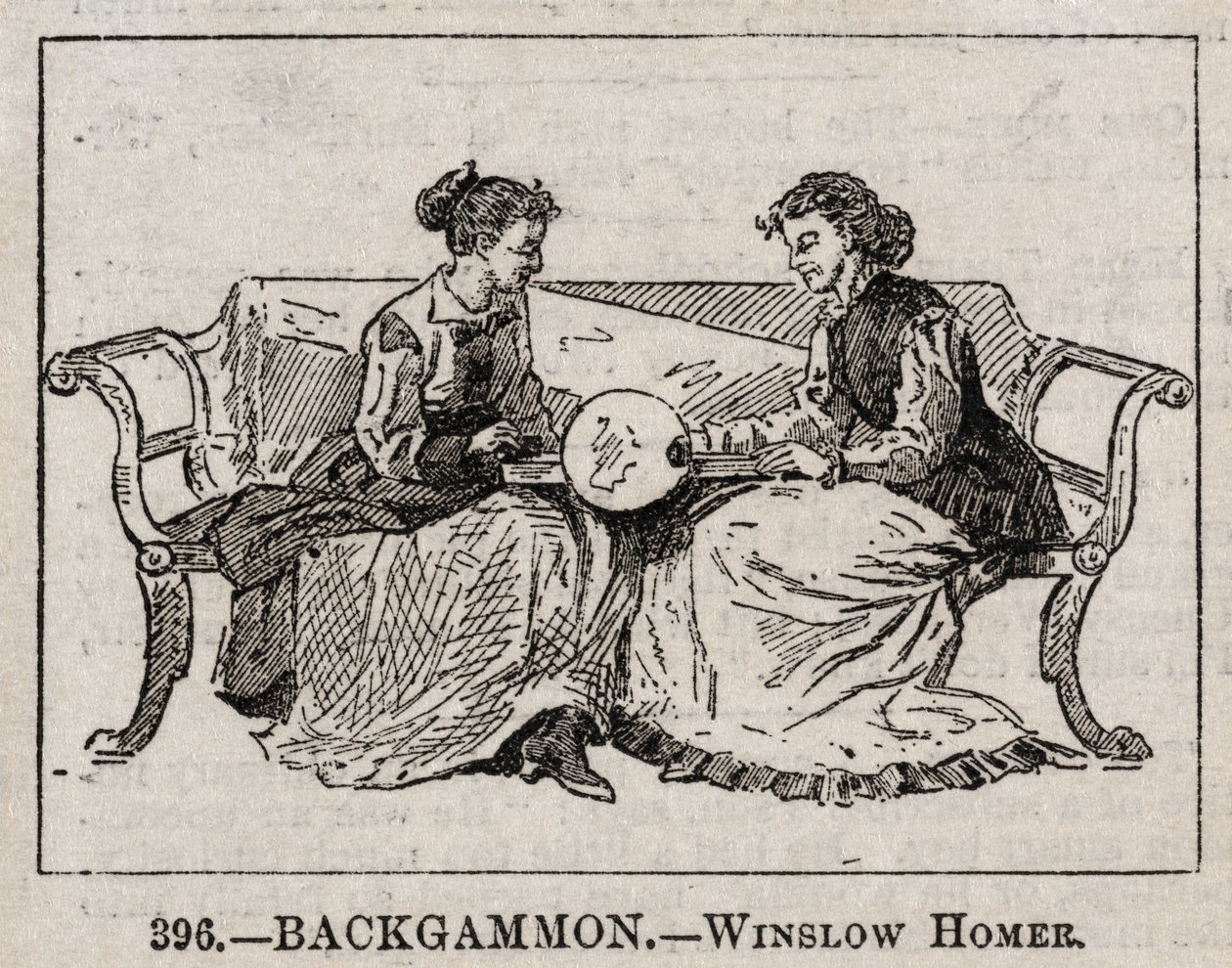 Backgammon - Winslow Homer