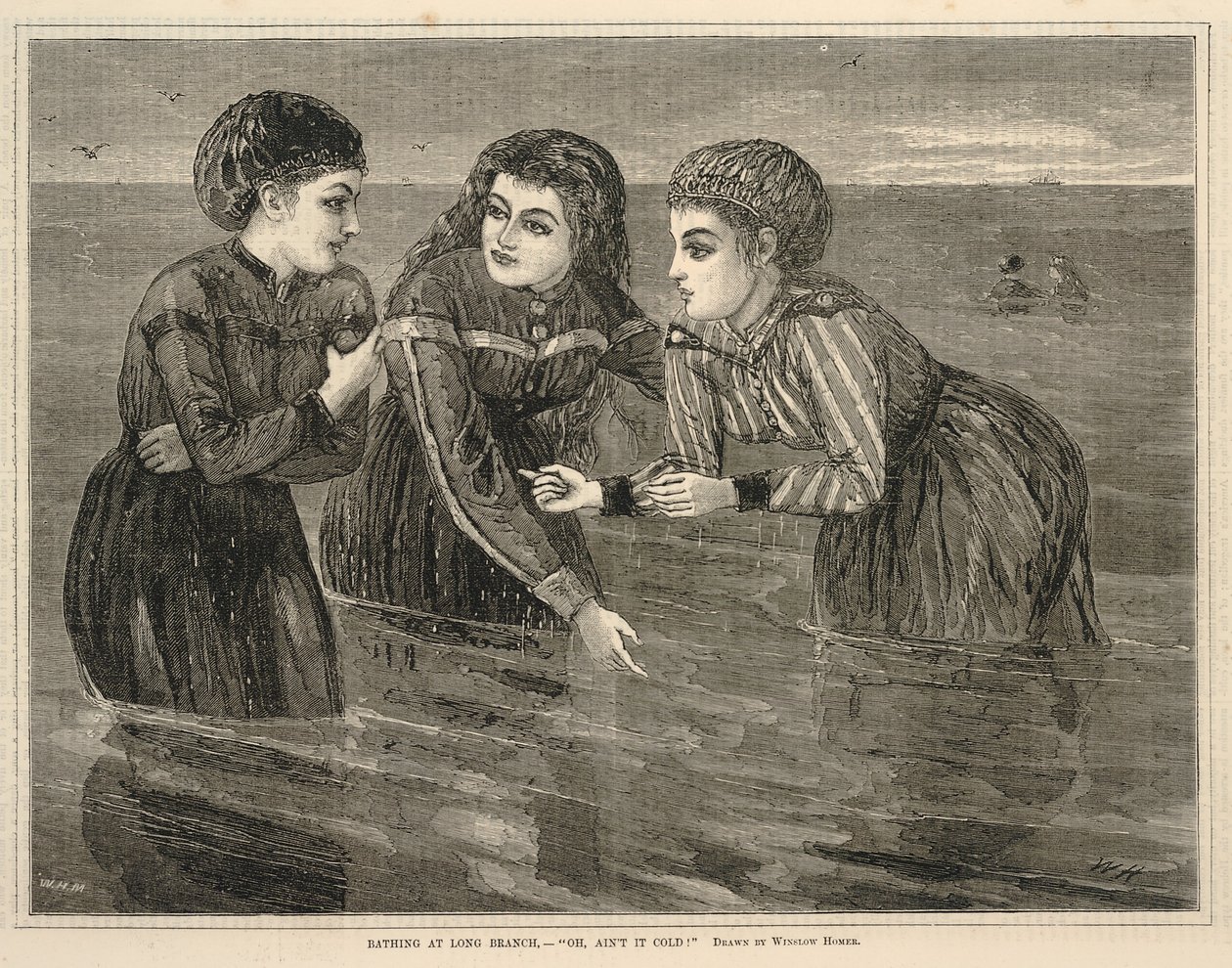 Bathing at Long Branch, -- "Oh, Ain