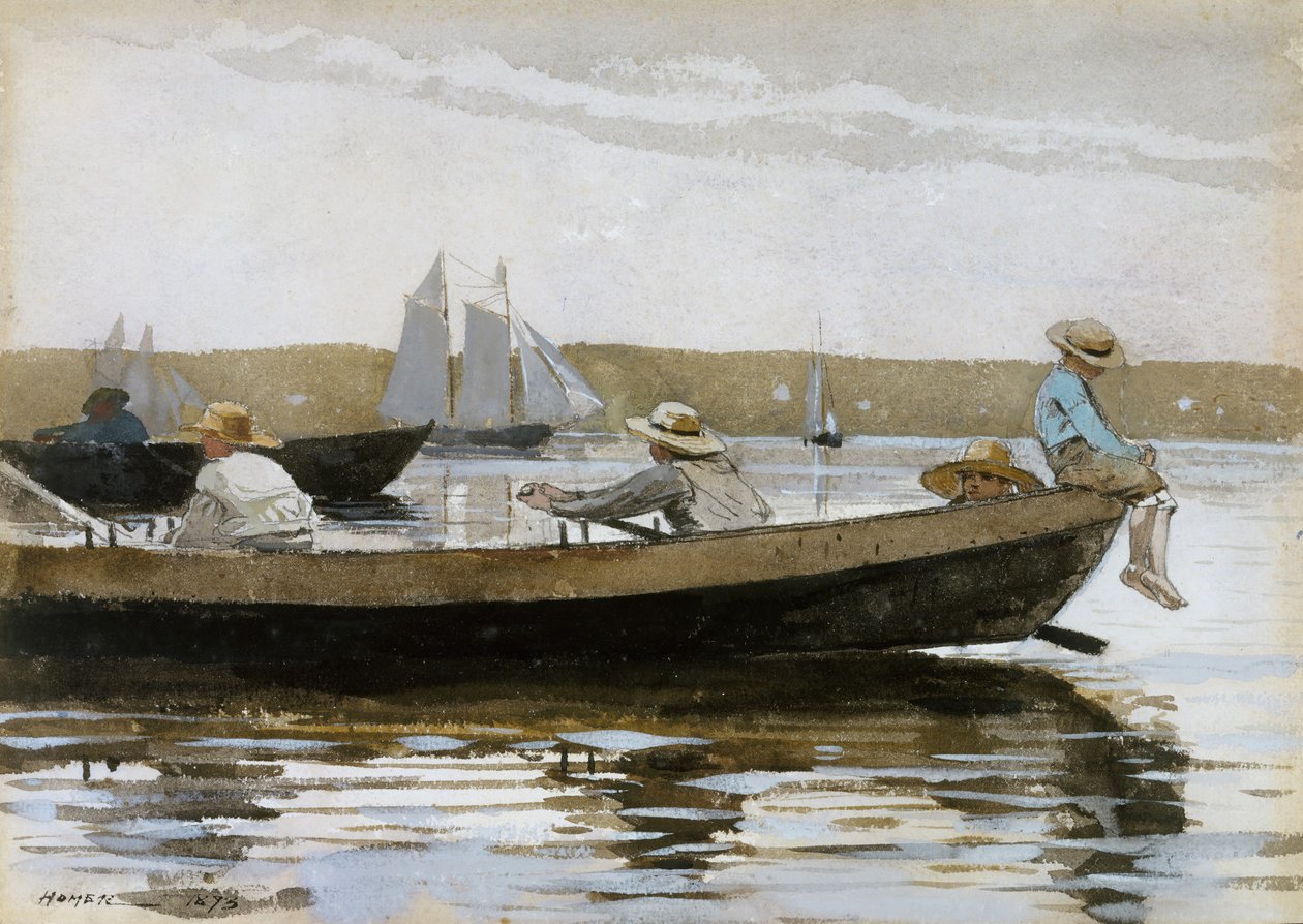 Garçons dans une doris, 1873 - Winslow Homer