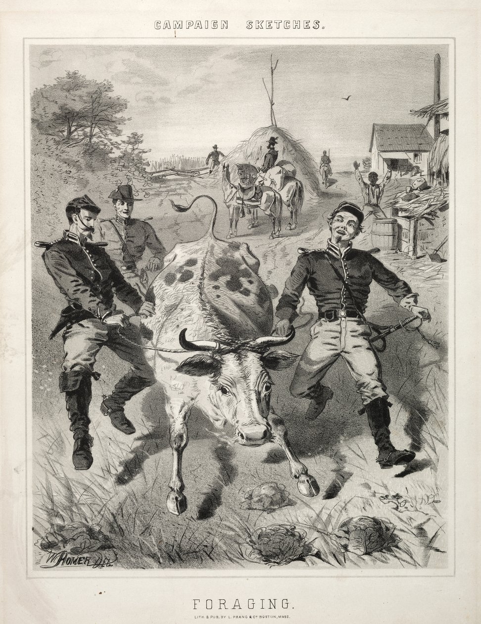 Esquisses de campagne : recherche de vivres - Winslow Homer