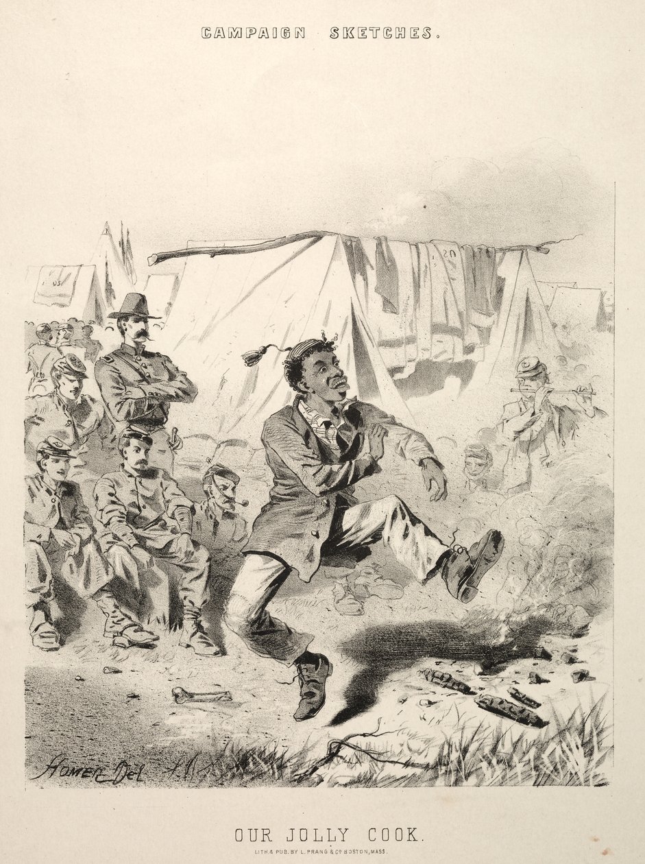 Croquis de campagne : Notre joyeux cuisinier - Winslow Homer