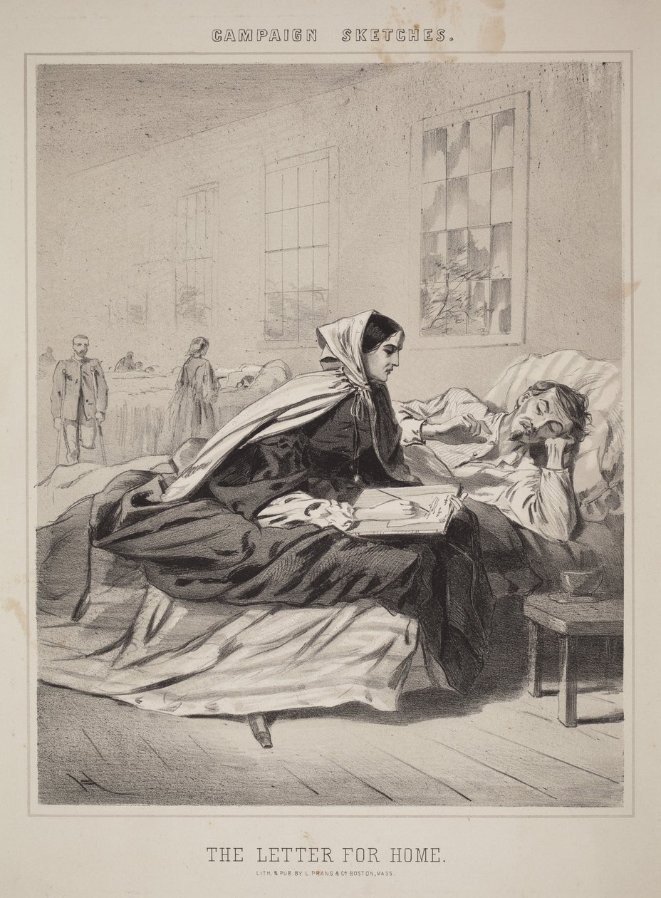Croquis de campagne : La lettre à la famille - Winslow Homer