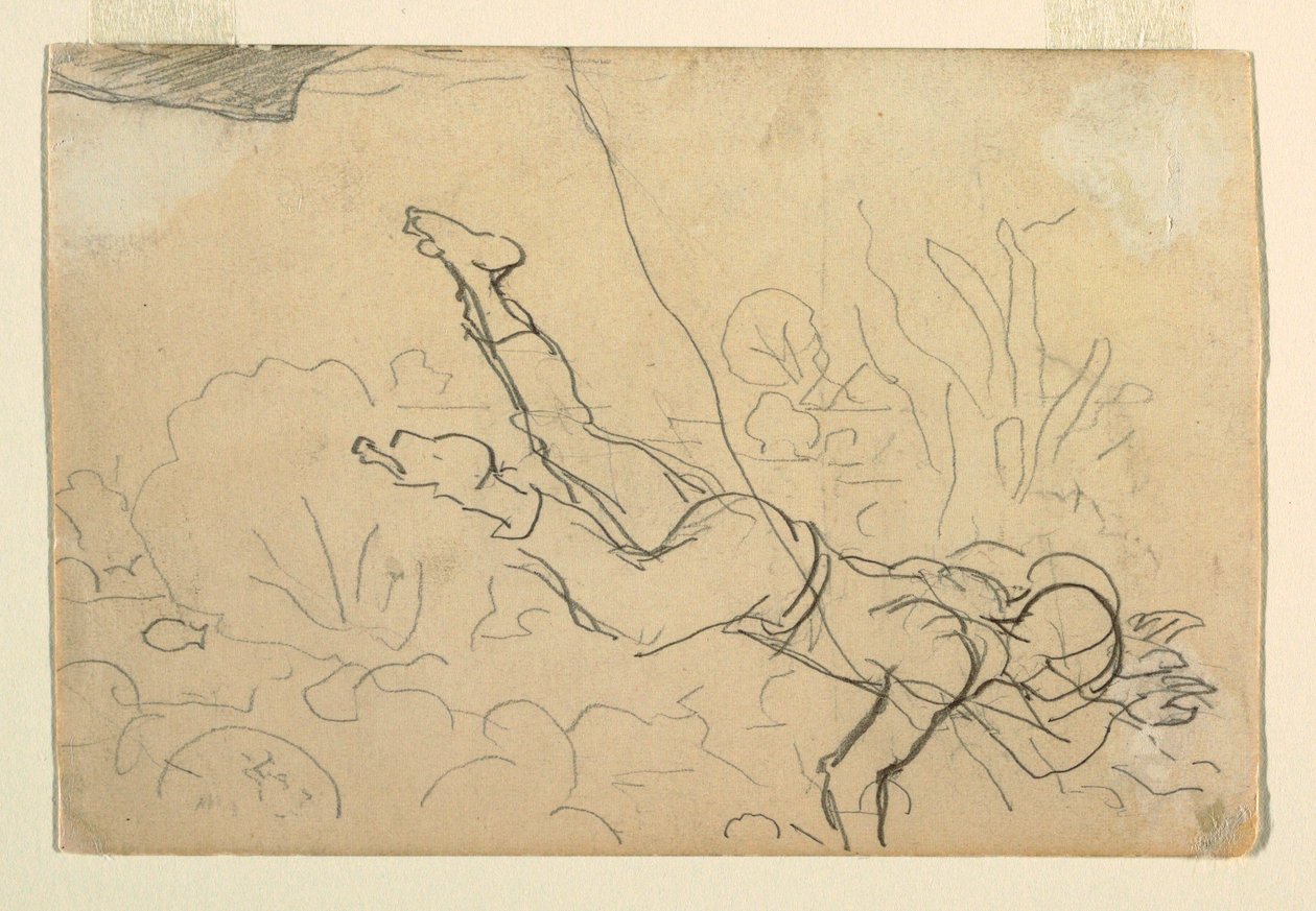 Dessin, "Plongeurs de conques", 1885-86 - Winslow Homer
