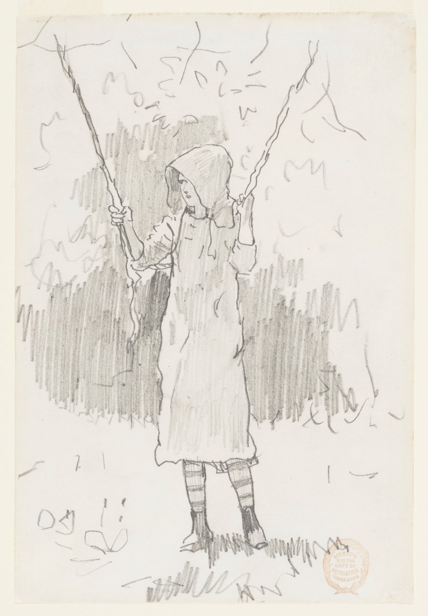 Fille sur une Balançoire - Winslow Homer