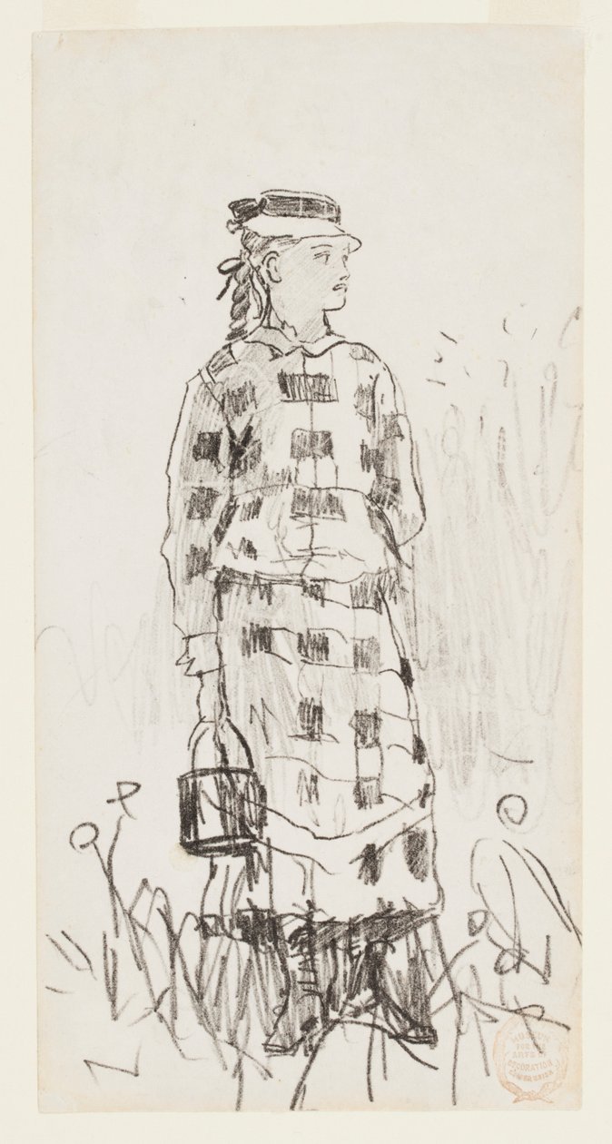 Fille avec un seau - Winslow Homer