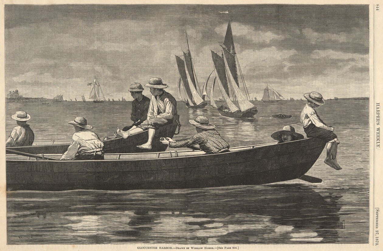 Port de Gloucester, de Harper - Winslow Homer