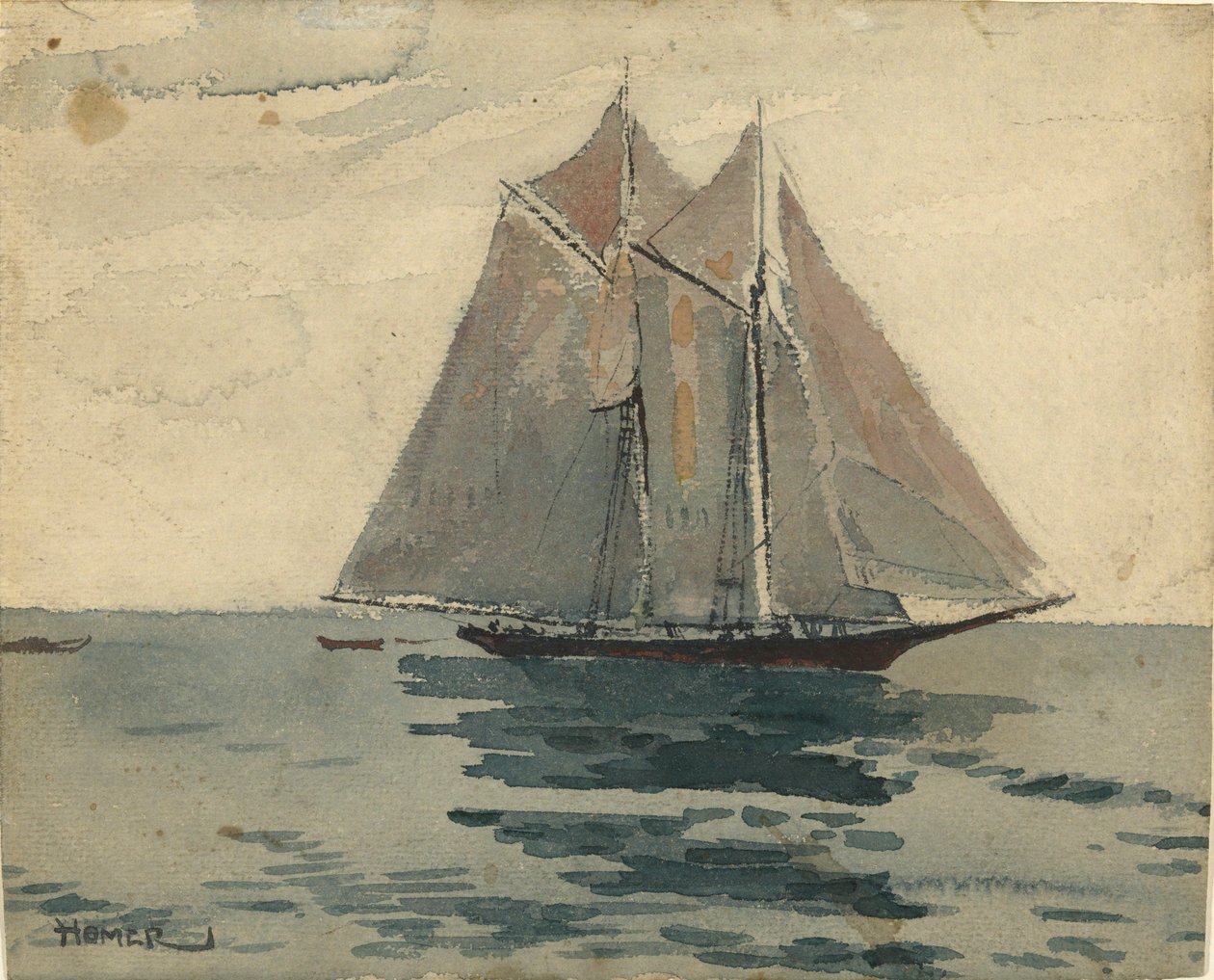 Goélette de Gloucester - Winslow Homer