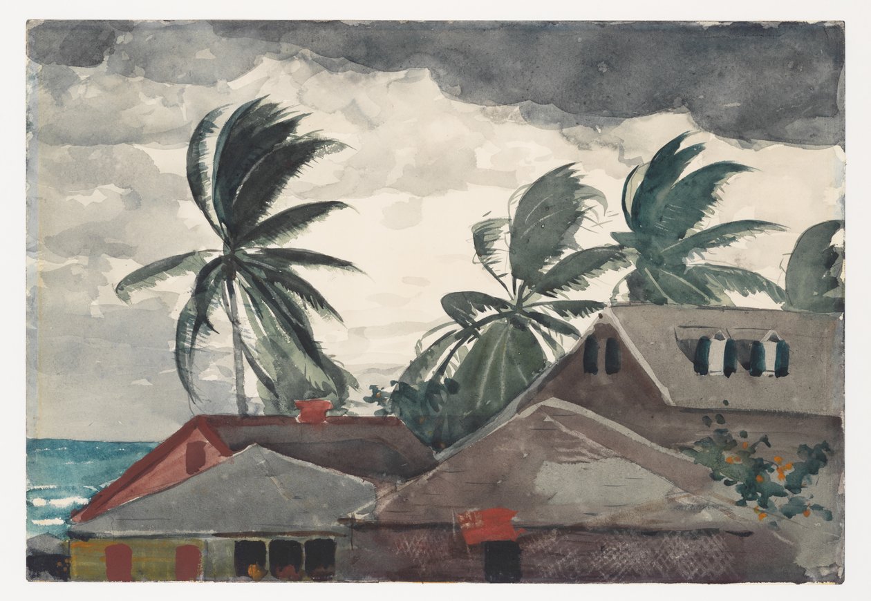 Ouragan, Bahamas - Winslow Homer