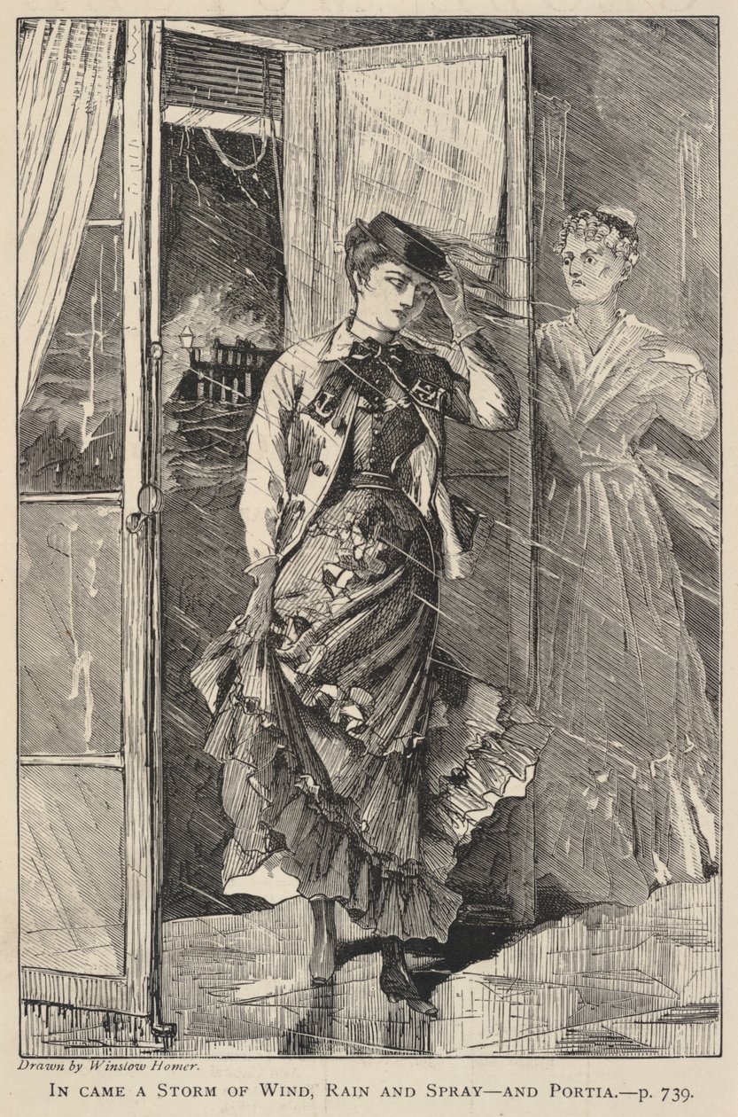 Une tempête de vent, de pluie et d