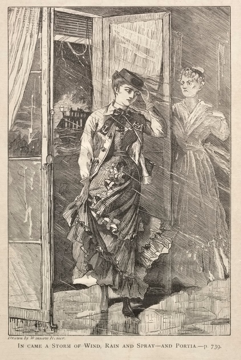 Une tempête de vent, de pluie et d