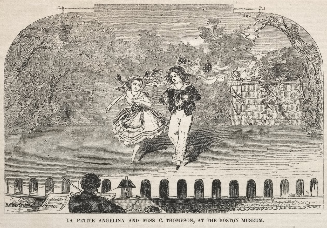 La Petite Angelina et Mlle C. Thompson, au musée de Boston - Winslow Homer