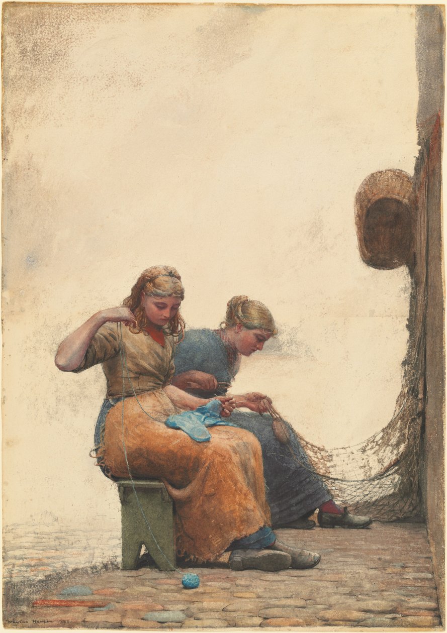 Réparation des filets - Winslow Homer