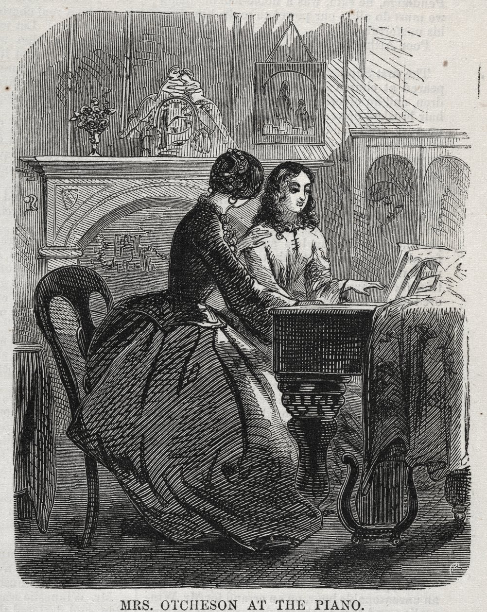 Mme Otcheson au piano - Winslow Homer