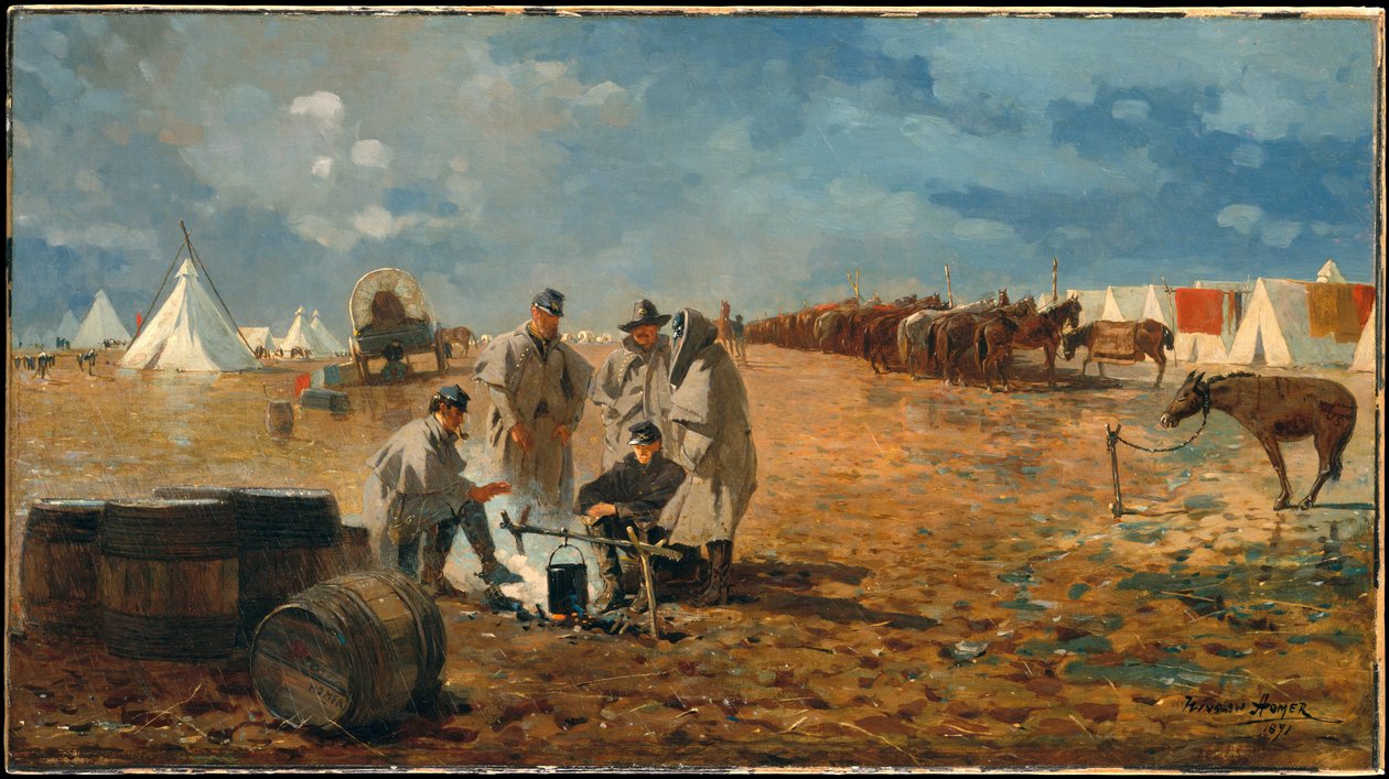 Journée pluvieuse au camp - Winslow Homer