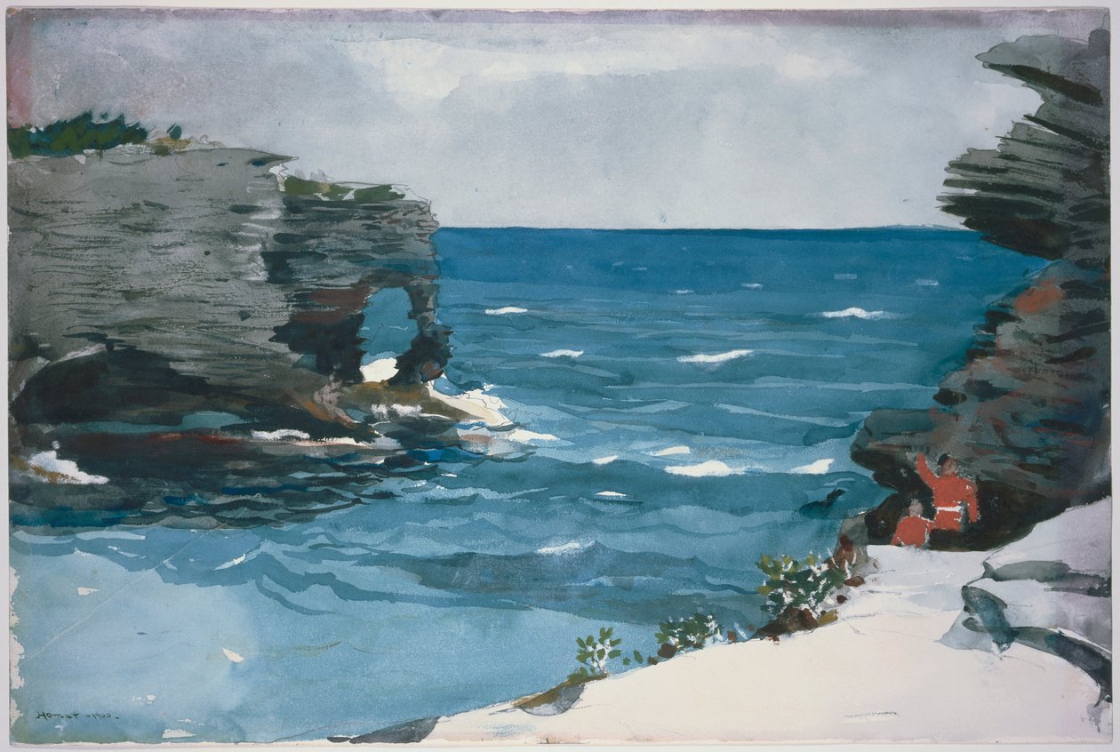 Côte rocheuse, Bermudes - Winslow Homer