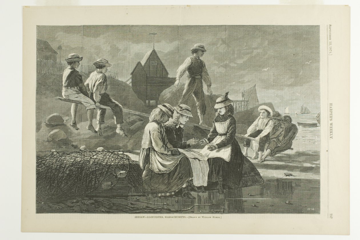 Seesaw Gloucester - Winslow Homer