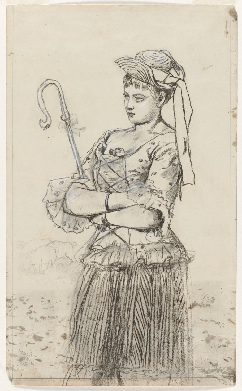 Bergère, vers 1878 - Winslow Homer