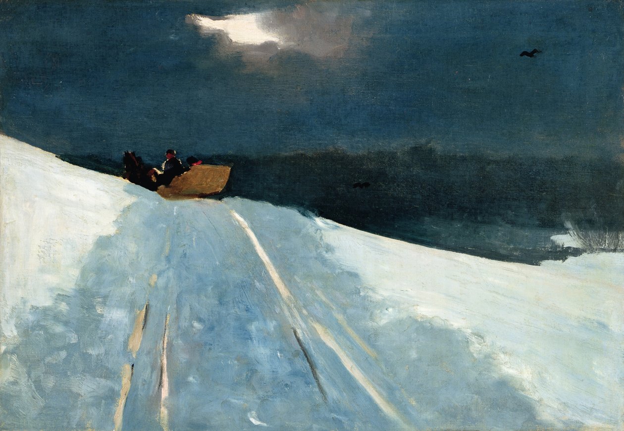 Balade en traîneau - Winslow Homer