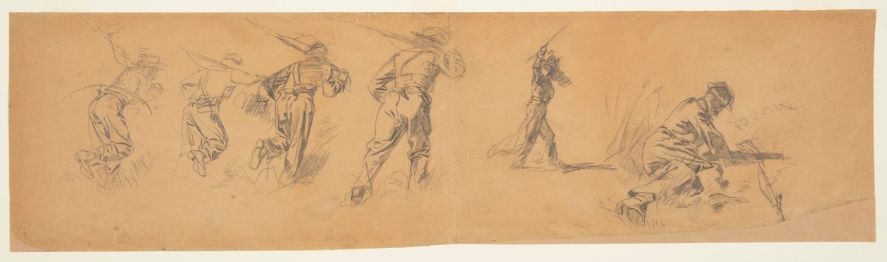 Études de Soldats - Winslow Homer