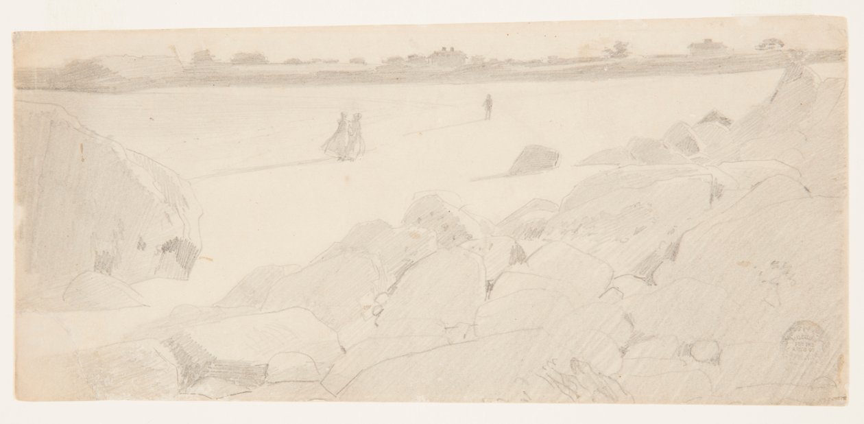 Étude pour "Côte rocheuse et mouettes" - Winslow Homer