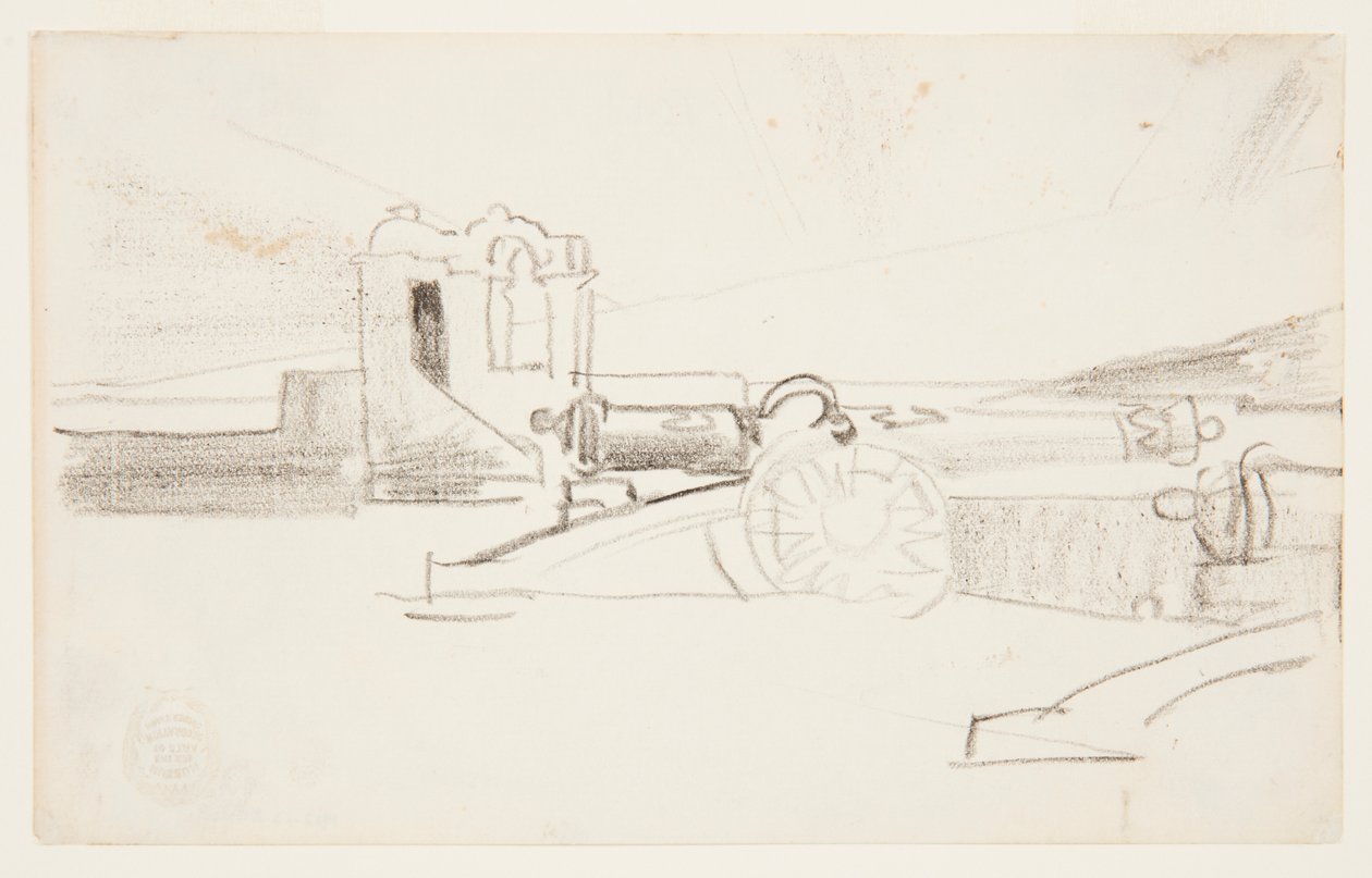 Étude pour "Projecteur, entrée du port, Santiago de Cuba" - Winslow Homer