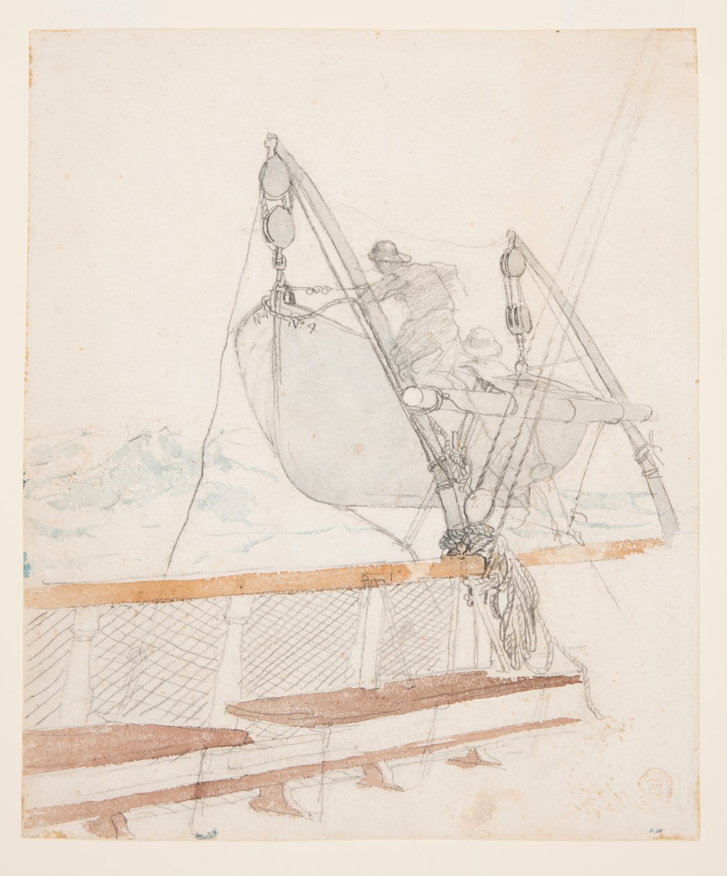 Étude pour "Le Signal de Détresse" - Winslow Homer