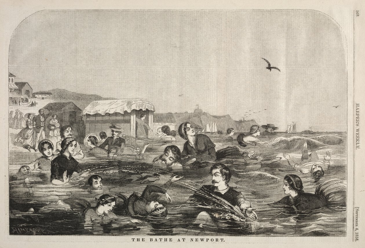 Les bains de Newport - Winslow Homer