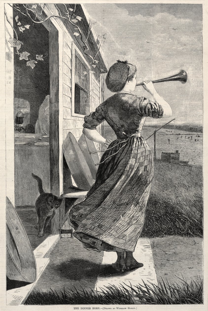 Le klaxon du dîner - Winslow Homer