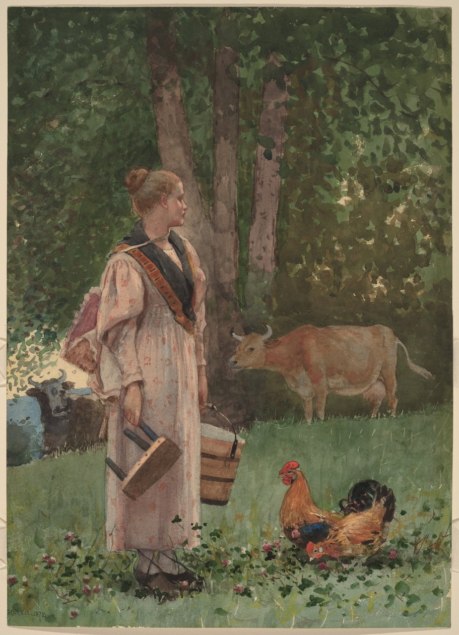 La laitière - Winslow Homer