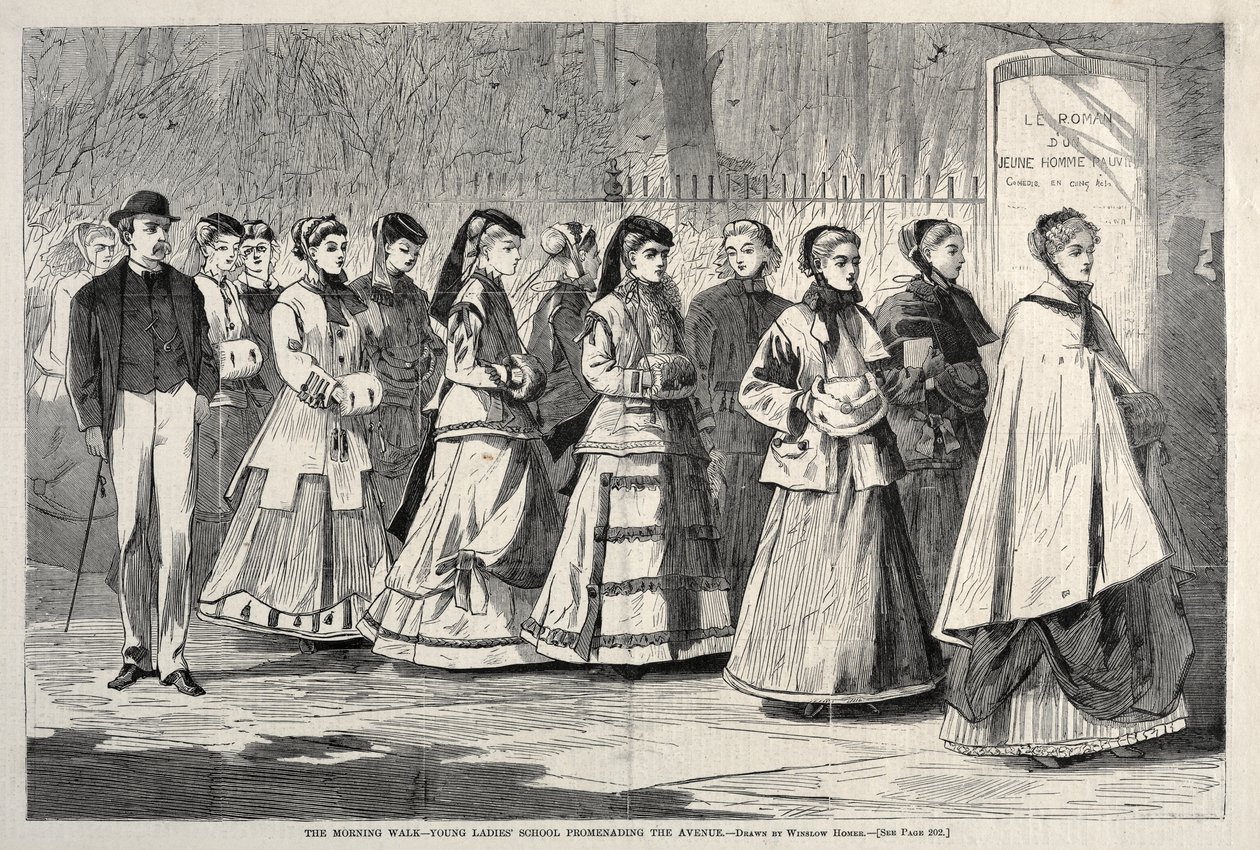 La promenade matinale – Les élèves d