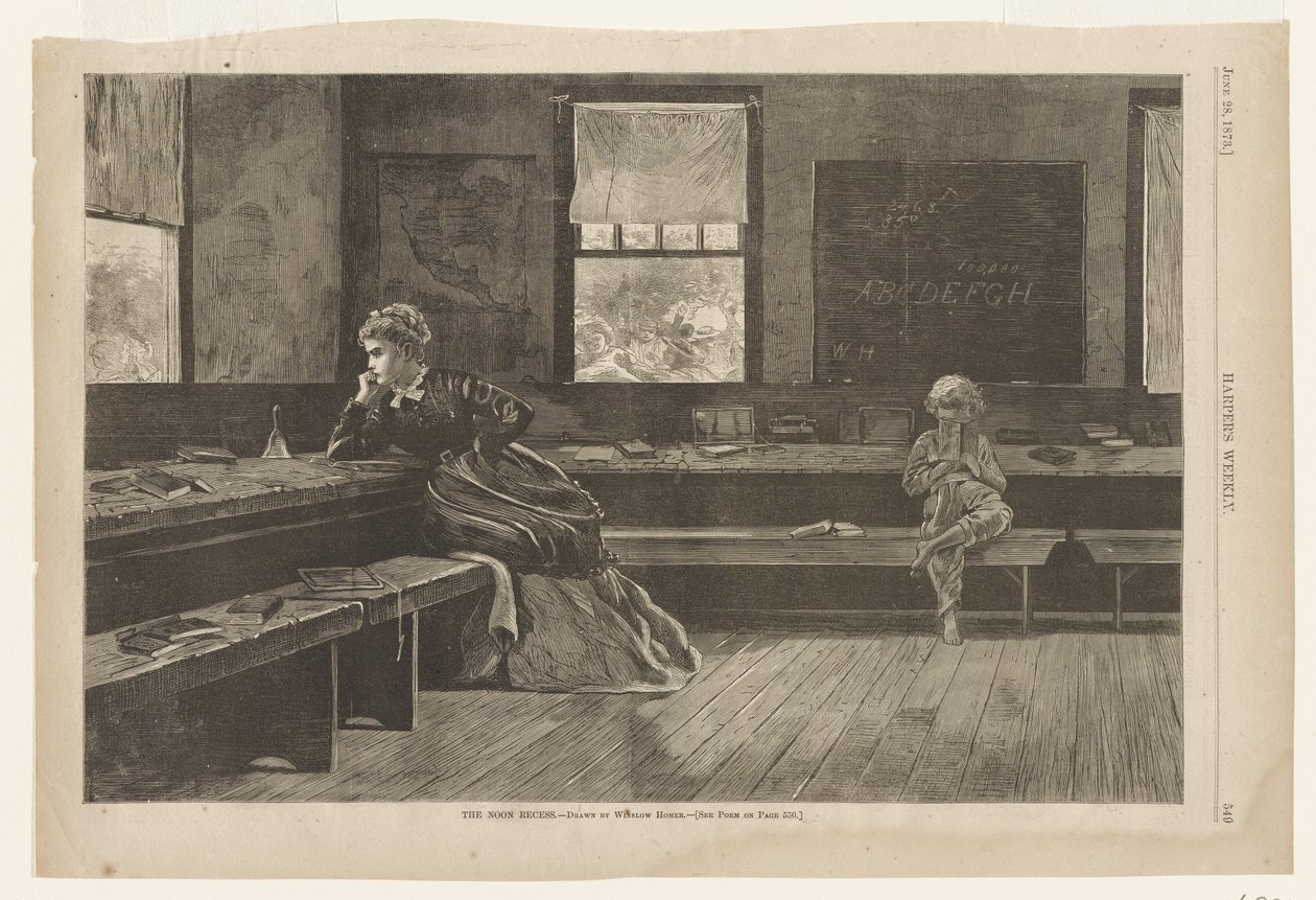 La pause de midi - Winslow Homer