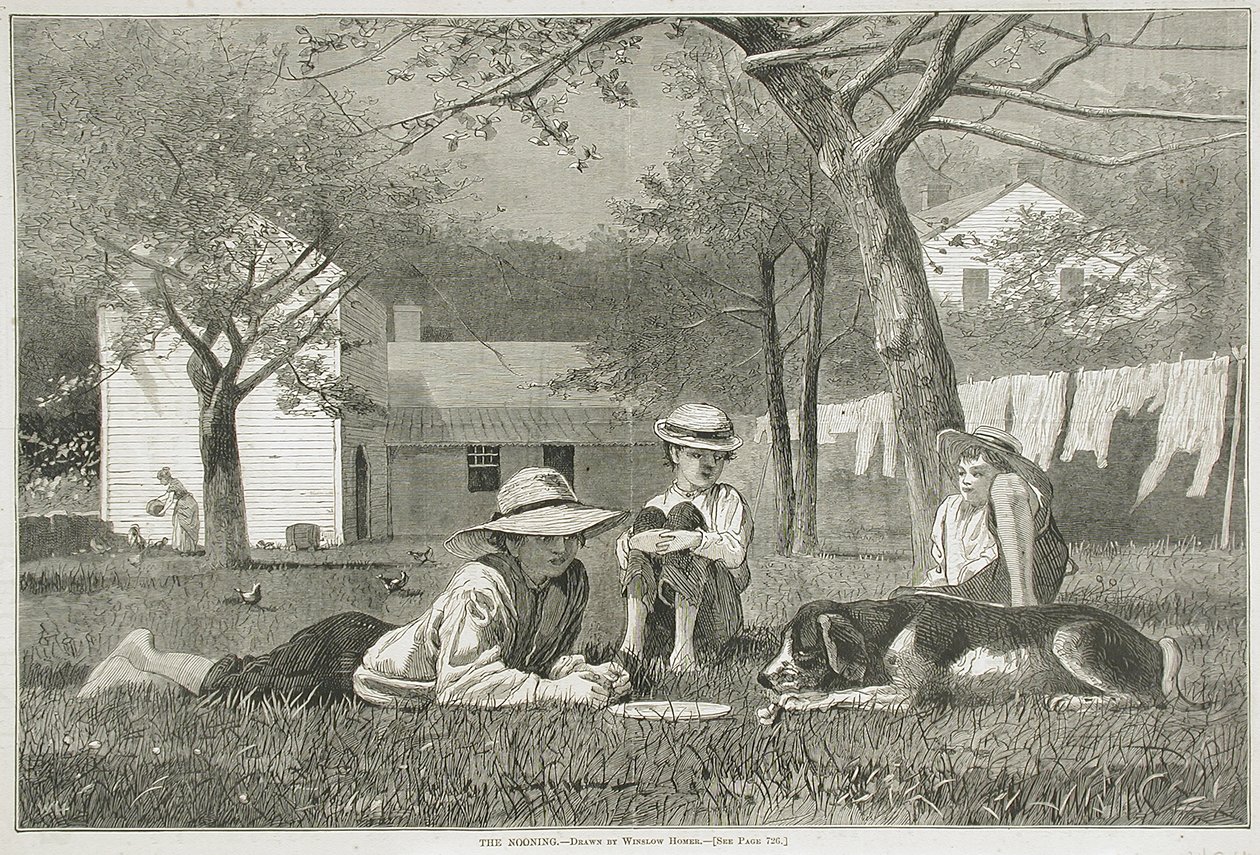 La pause de midi - Winslow Homer