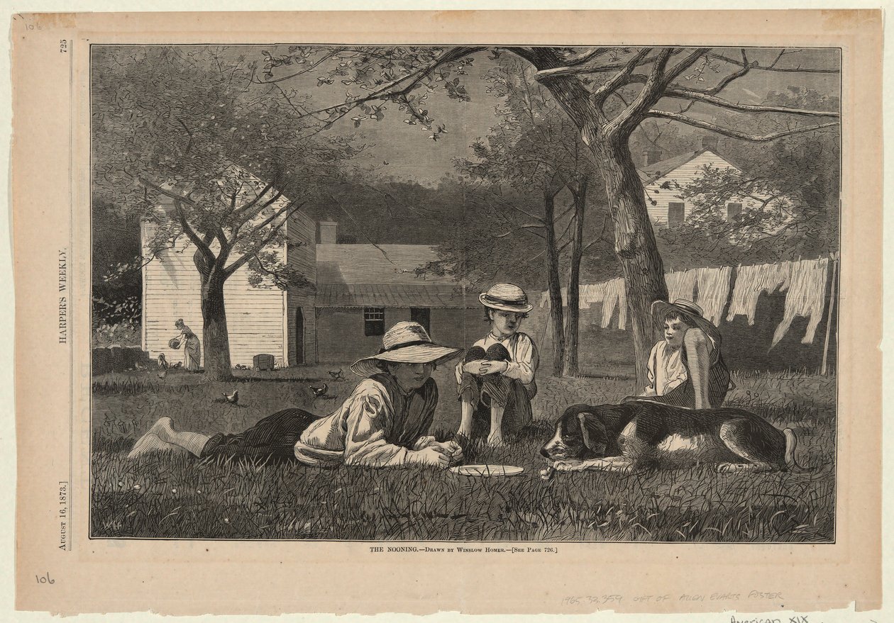 La Sieste, de Harper - Winslow Homer