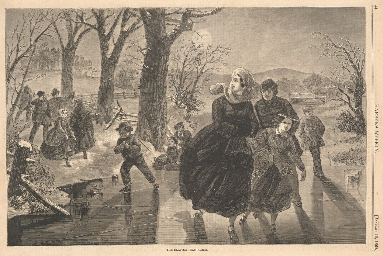 La saison de patinage - Winslow Homer