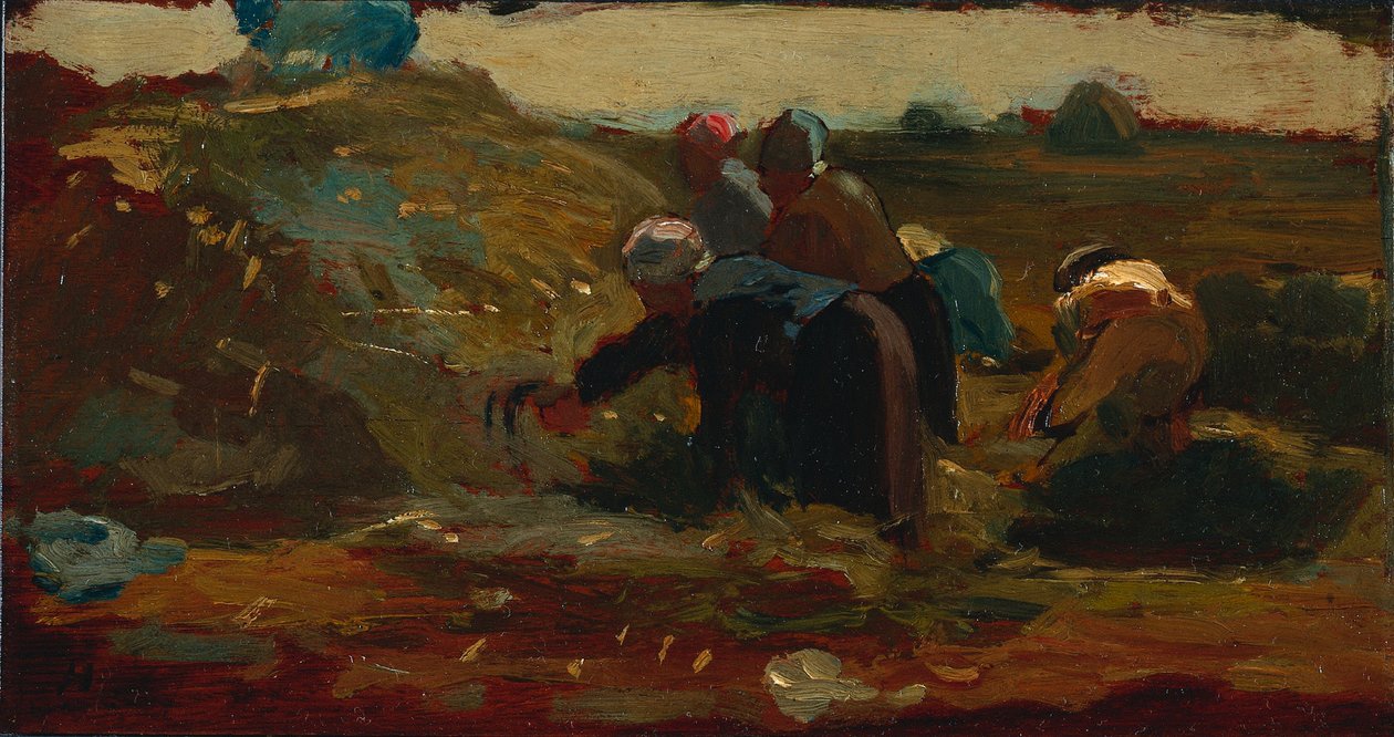 Des femmes travaillant dans un champ - Winslow Homer