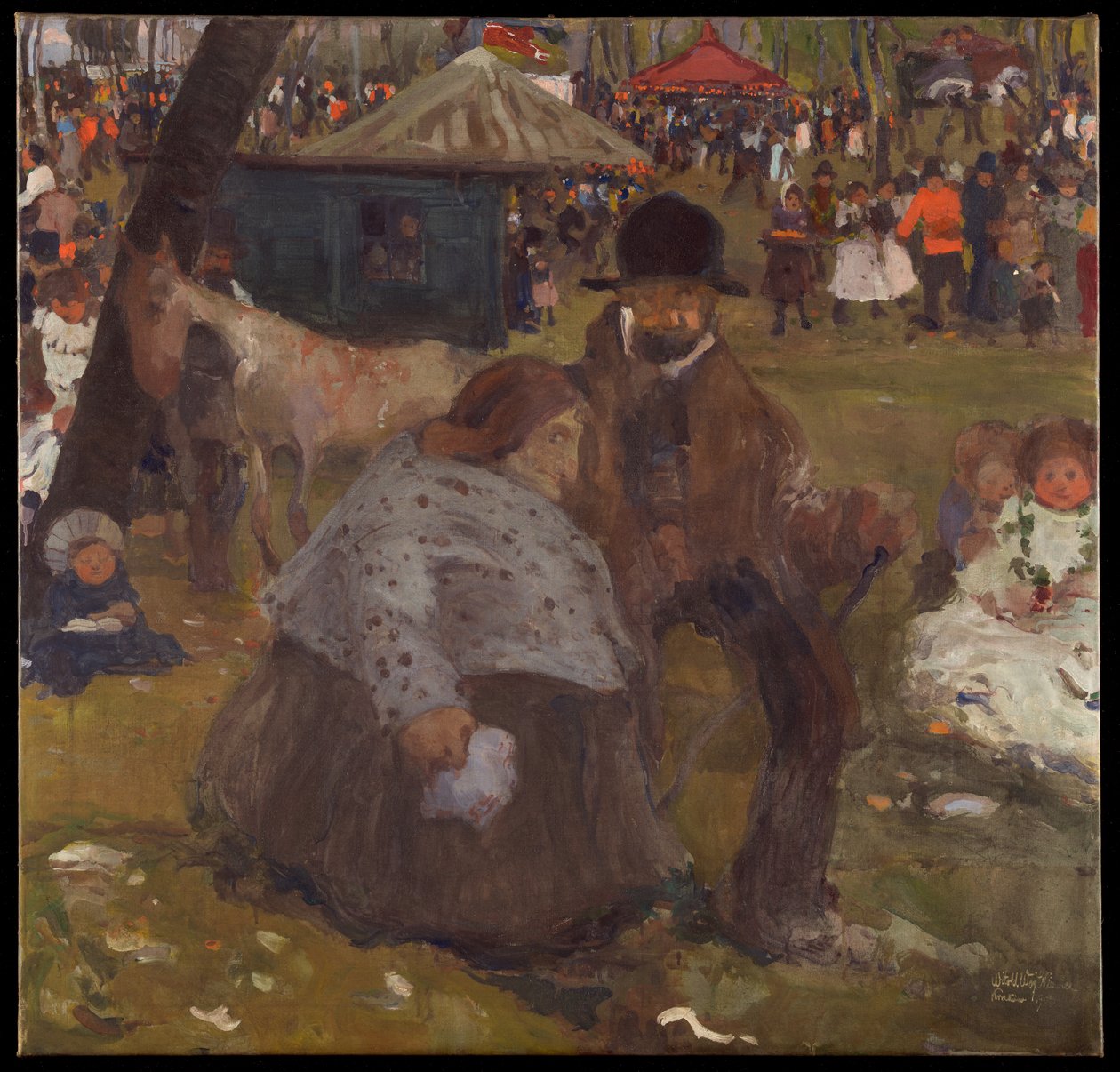 Fête foraine de la Pentecôte près de Cracovie - Witold Wojtkiewicz