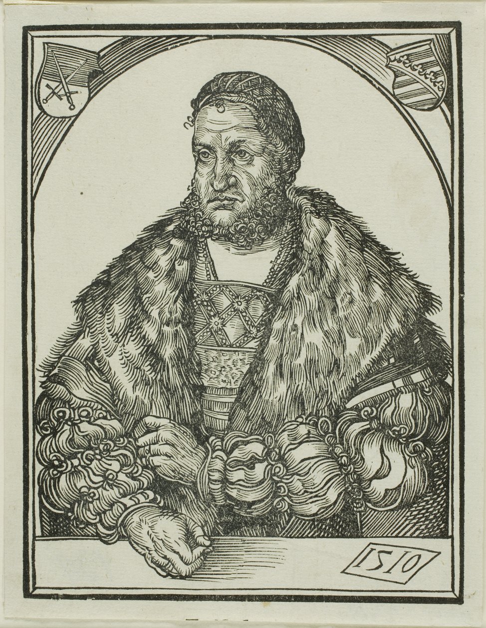 Électeur Frédéric III de Saxe, de Speculum intellectuale felicitatis humane - Wolf Traut