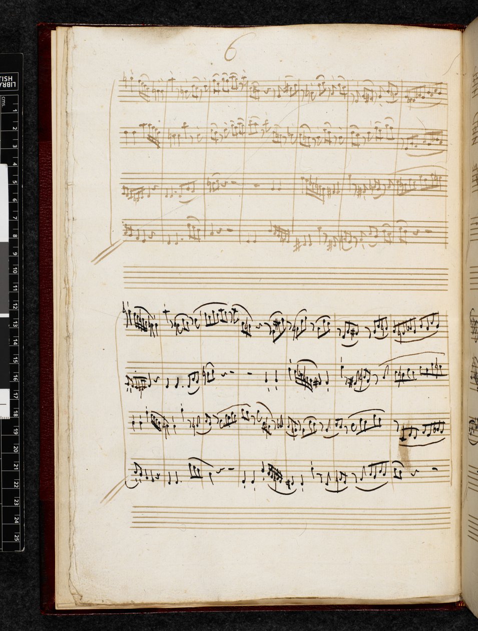 Adagio et fugue en do mineur, K. 546, Add. 28996, f.5v - Wolfgang Amadeus Mozart