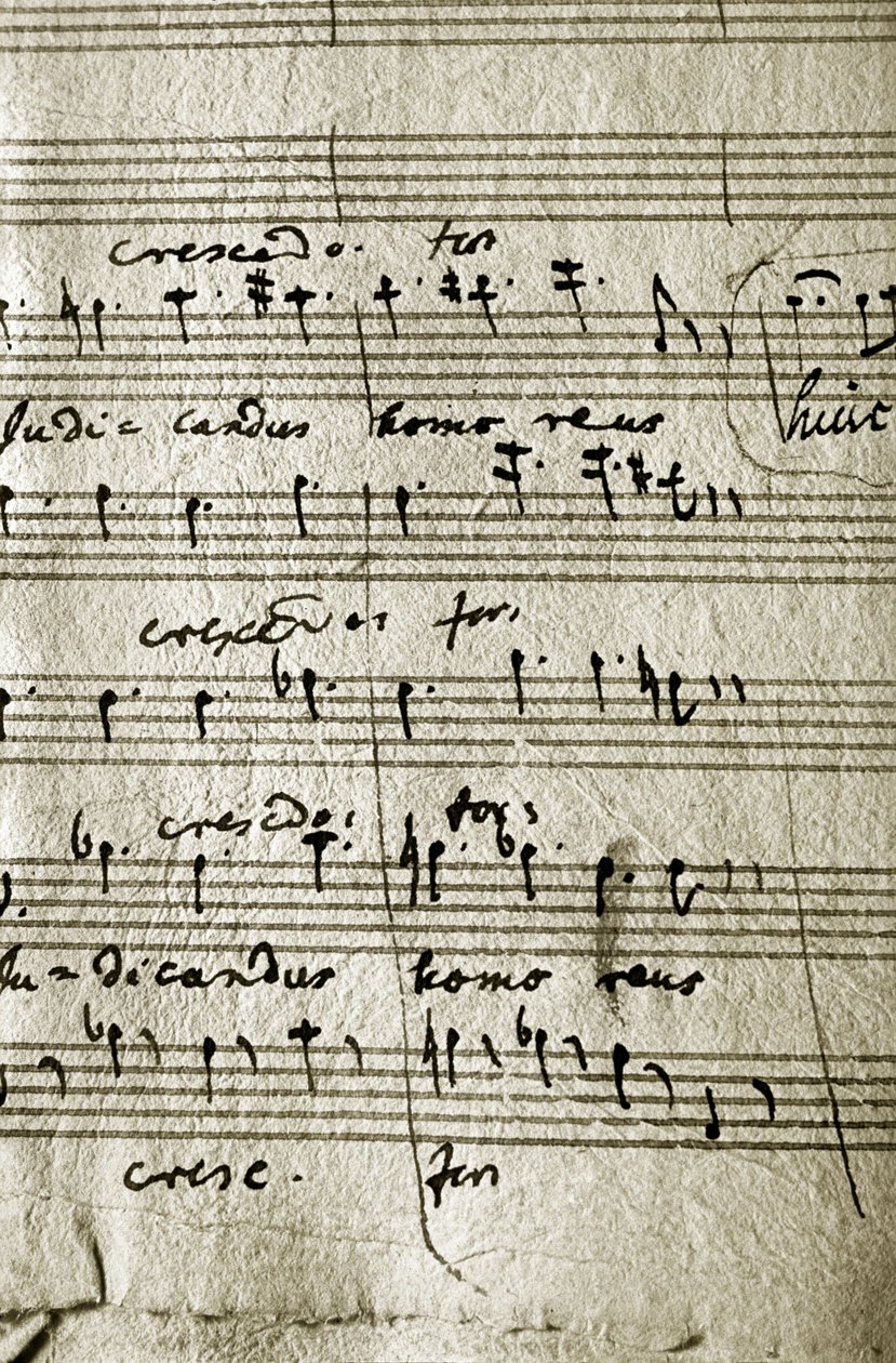 Partition de travail du Requiem de Wolfgang Amadeus Mozart (partition musicale) - Wolfgang Amadeus Mozart