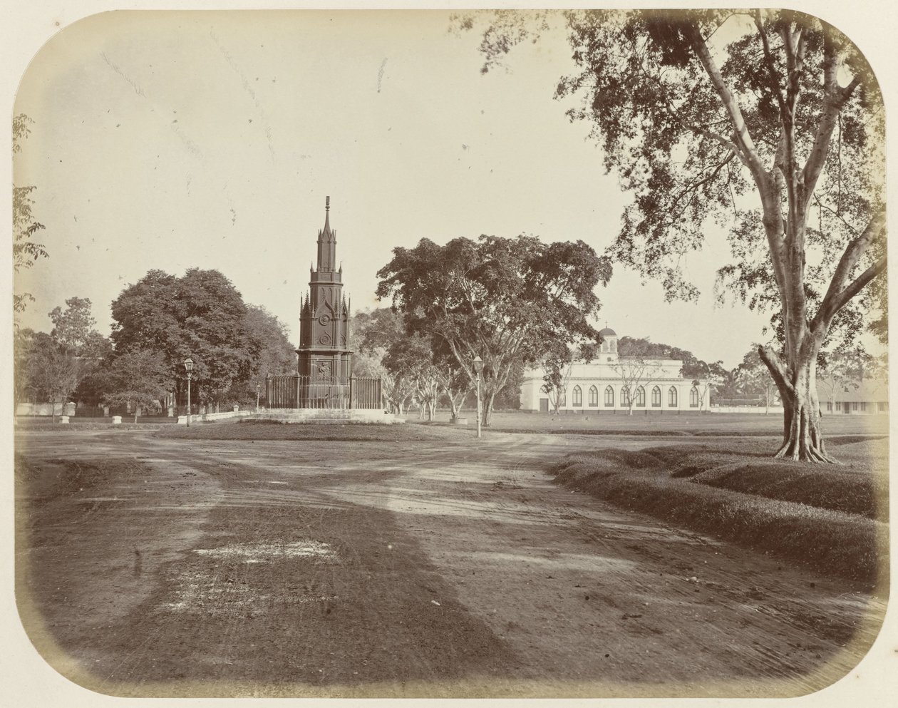Mémorial au général Andreas Victor Michiels sur la place Waterloo à Batavia - Woodbury and Page
