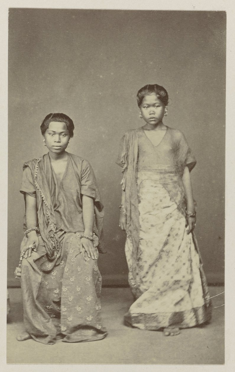 Deux filles javanaises - Woodbury and Page