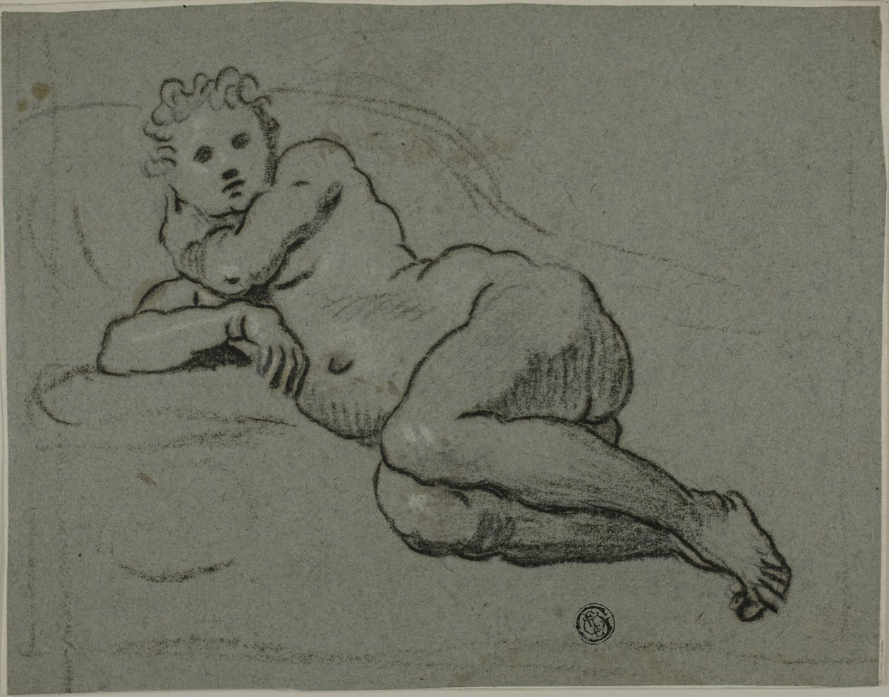 Nu couché - Workshop of Domenico Tintoretto