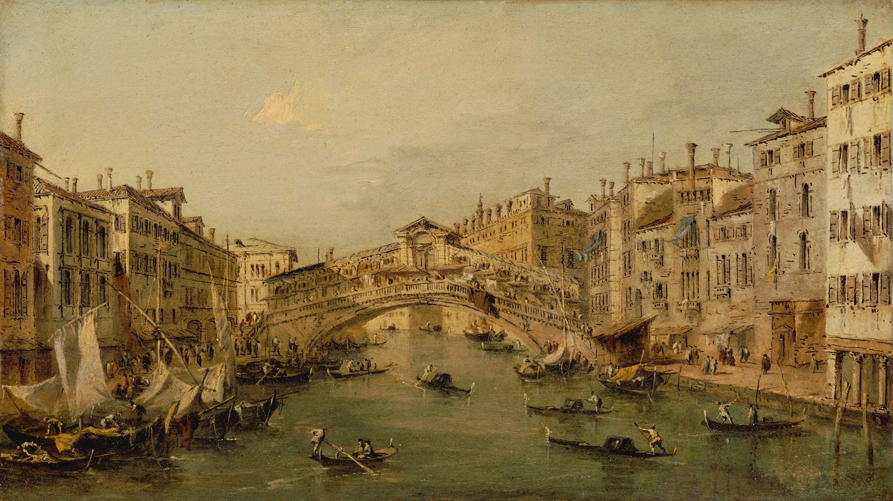 Venise: Le Rialto - Workshop of Francesco Guardi